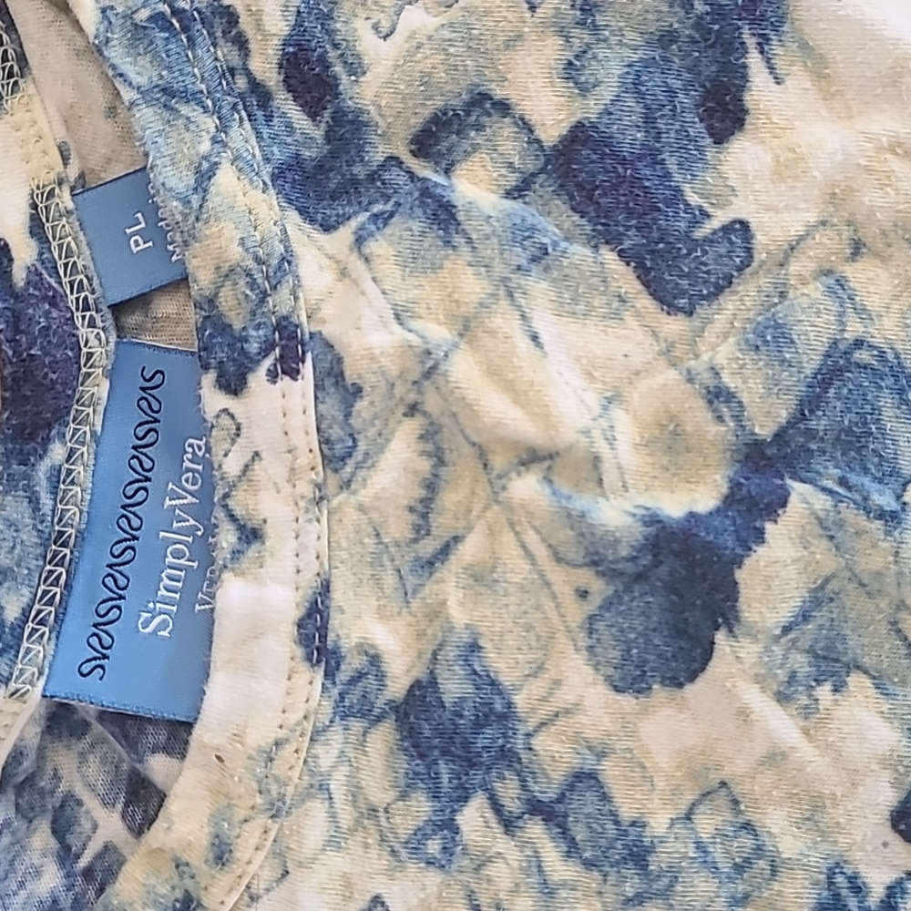 Multi-color blue tee - Picture 2 of 3